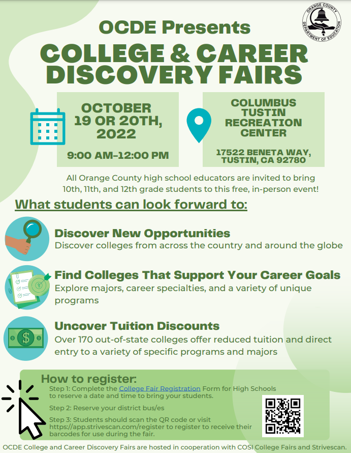 Discovery Fairs Flyer