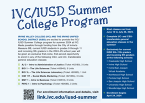 IVC/IUSD Summer Flyer
