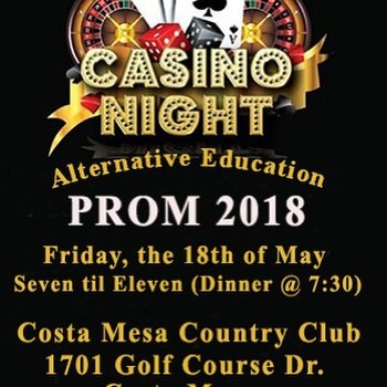 Prom tickets on sale now! $60 per ticket, which includes dinner, a picture, and souvenirs. See Mrs. Hamilton for your tickets and permission slip. See you there!